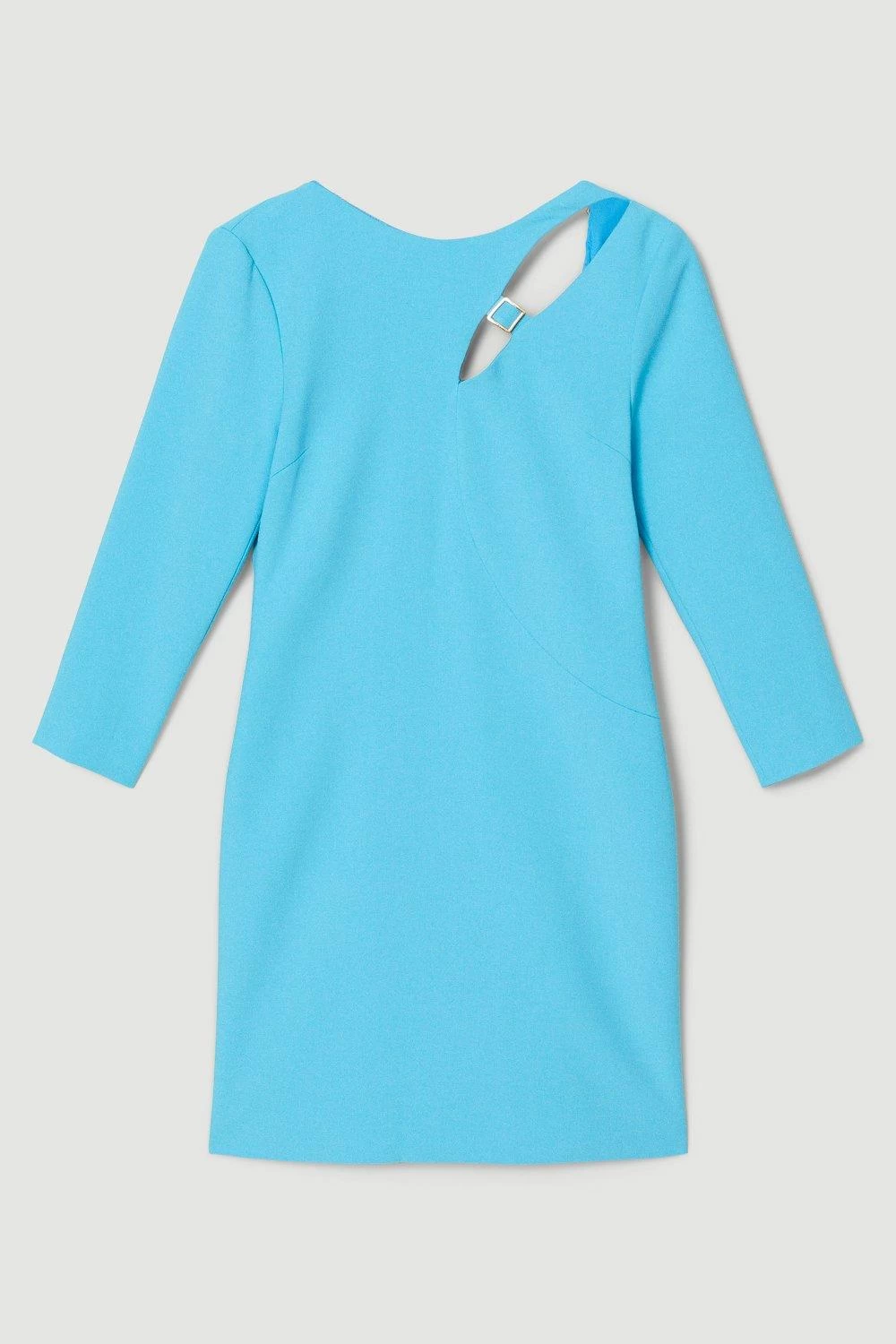 Karen Millen Compact Stretch Chain Detail Mini Dress - Image 6