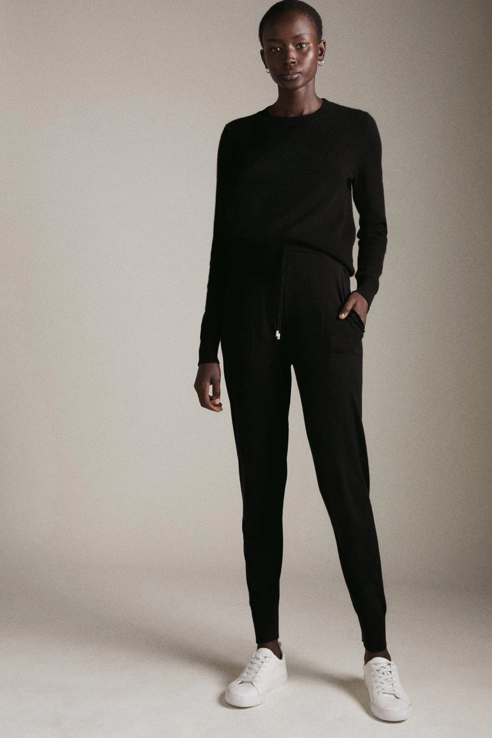 Karen Millen Cashmere Crew Neck Knitted Jumper - Image 3