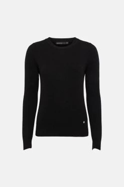 Karen Millen Cashmere Crew Neck Knitted Jumper
