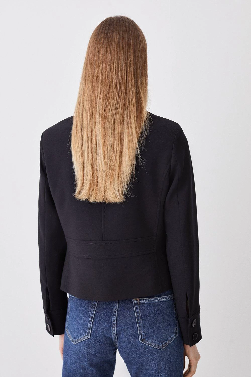 Karen Millen Compact Stretch Military Jacket