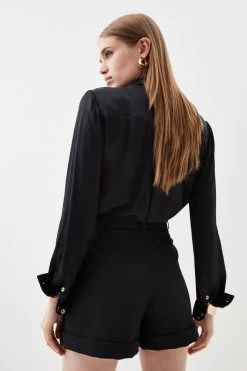 Karen Millen Compact Stretch Tailored Short