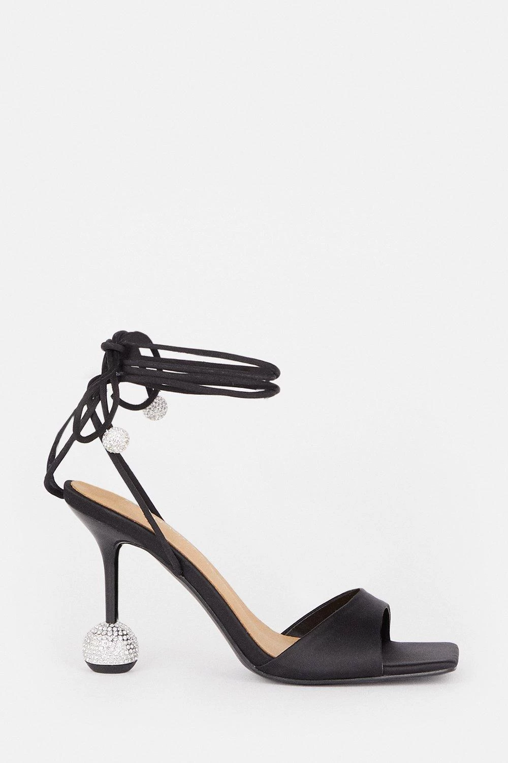 Karen Millen Crystal Ball Strappy Heel - Image 3