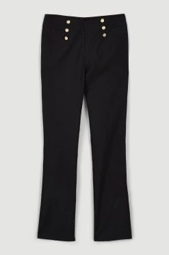 Karen Millen Essential Techno Side Split Woven Trouser