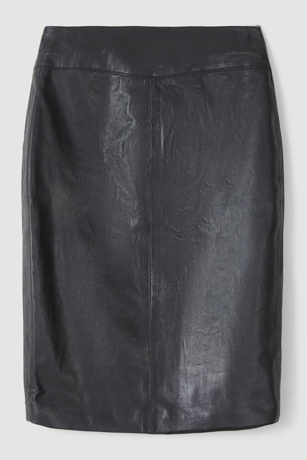 Karen Millen Leather Signature Pencil Skirt - Image 2