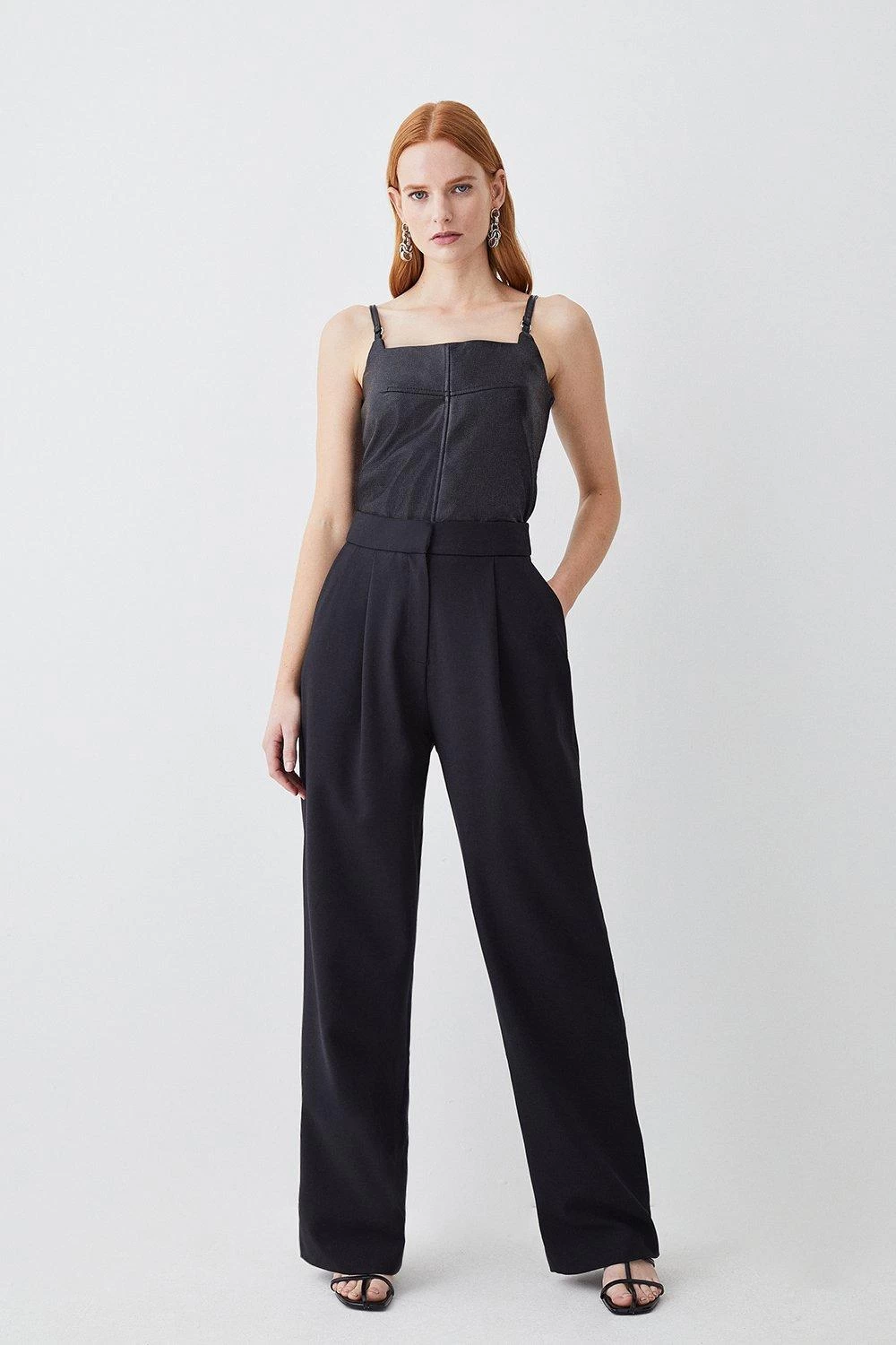 Karen Millen Leather Strap Cami Top - Image 2