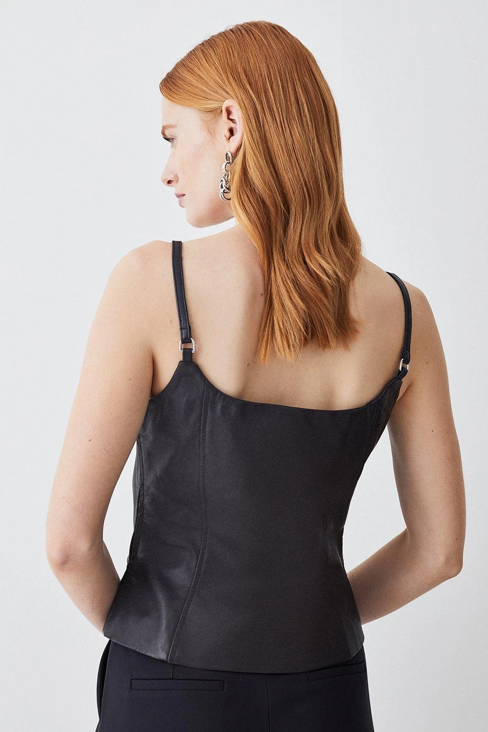 Karen Millen Leather Strap Cami Top - Image 4