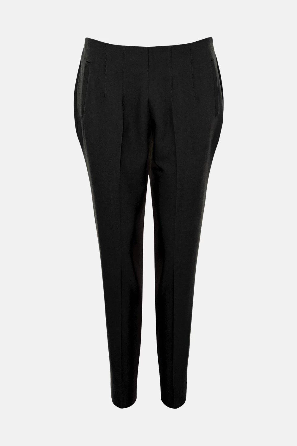 Karen Millen Slim Fit Crop Darted Waist Tailored Trouser - Image 3
