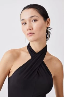 Karen Millen Slinky Jersey Halterneck Bodysuit