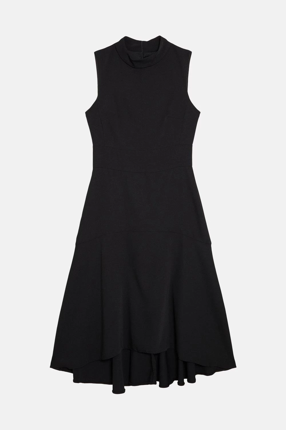 Karen Millen Soft Tailored High Low Midi Dress - Image 4