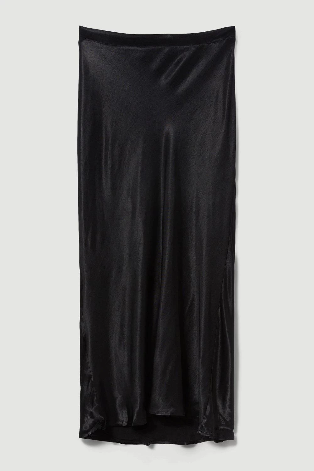 Karen Millen Tall Satin Viscose Woven Skirt - Image 5