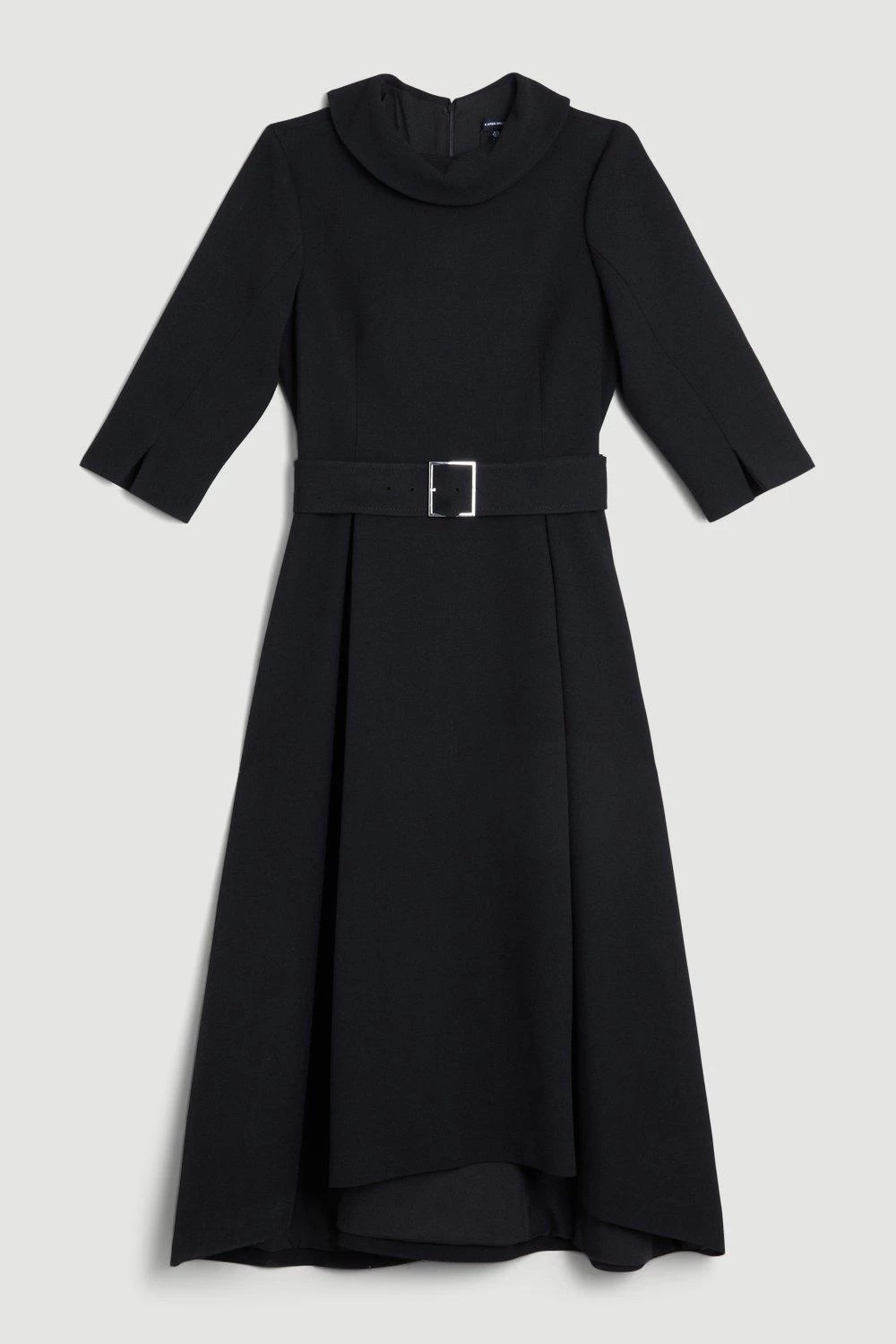 Karen Millen Tall Structured Crepe Midi Dress