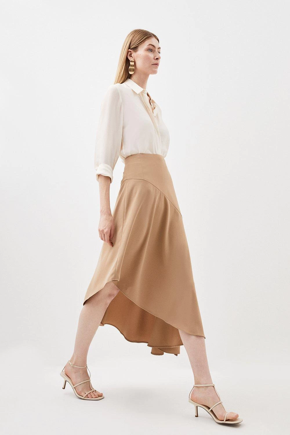 Karen Millen Asymmetric Hem Detail Skirt - Image 2