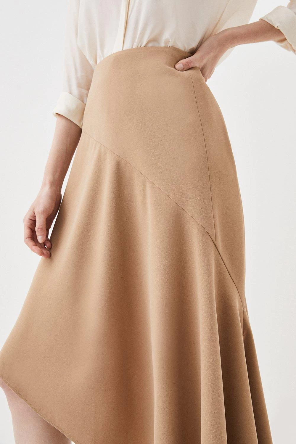 Karen Millen Asymmetric Hem Detail Skirt - Image 3