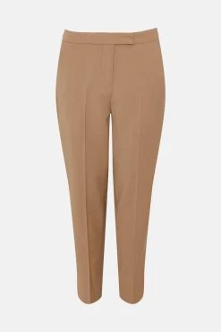 Karen Millen Wool Blend Mid Rise Slim Leg Trouser