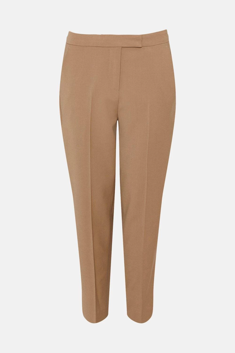 Karen Millen Wool Blend Mid Rise Slim Leg Trouser
