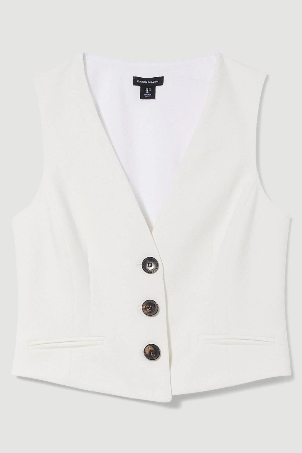 Karen Millen Clean Tailored Waistcoat - Image 5