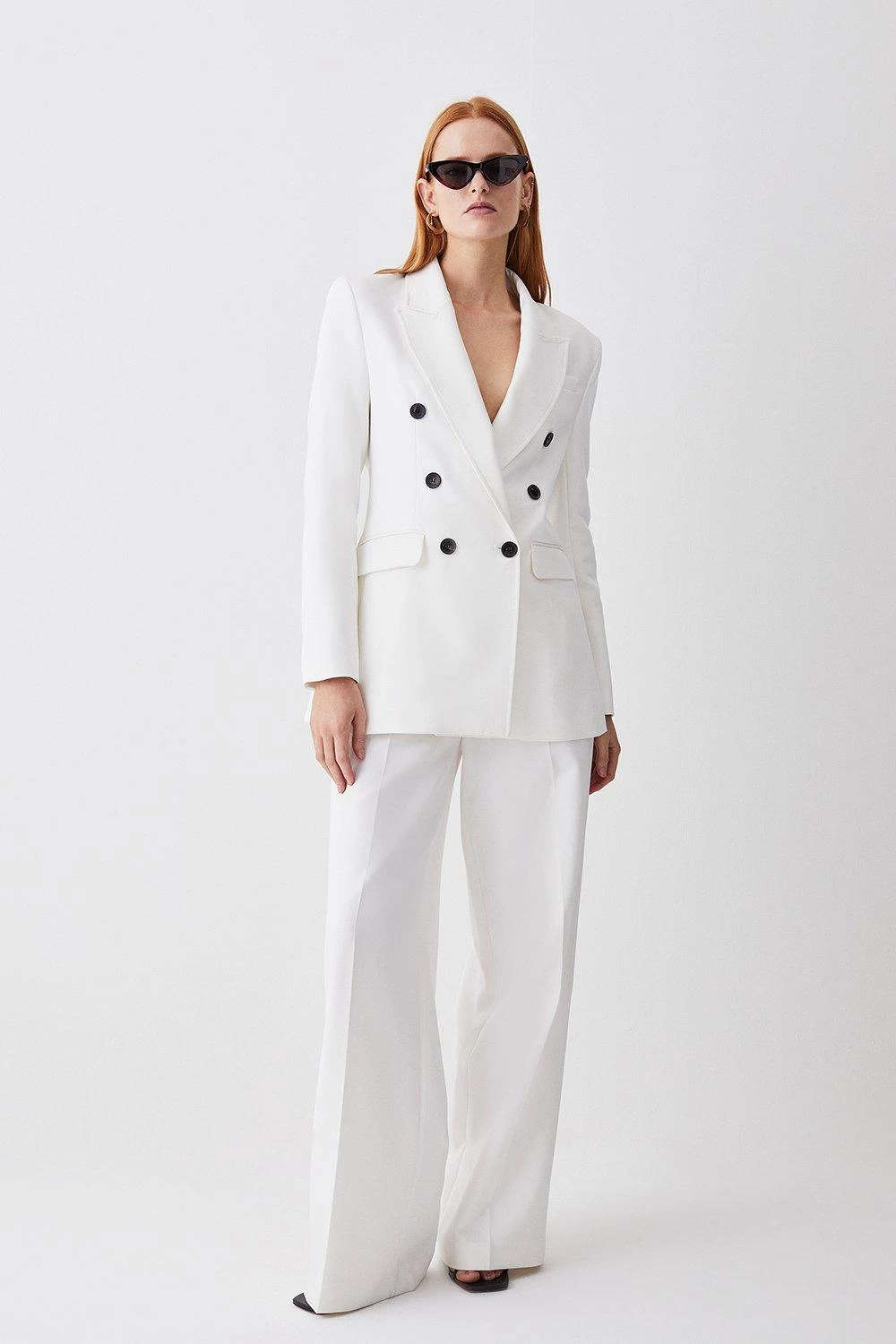 Karen Millen Clean Tailored Double Breasted Blazer - Image 5