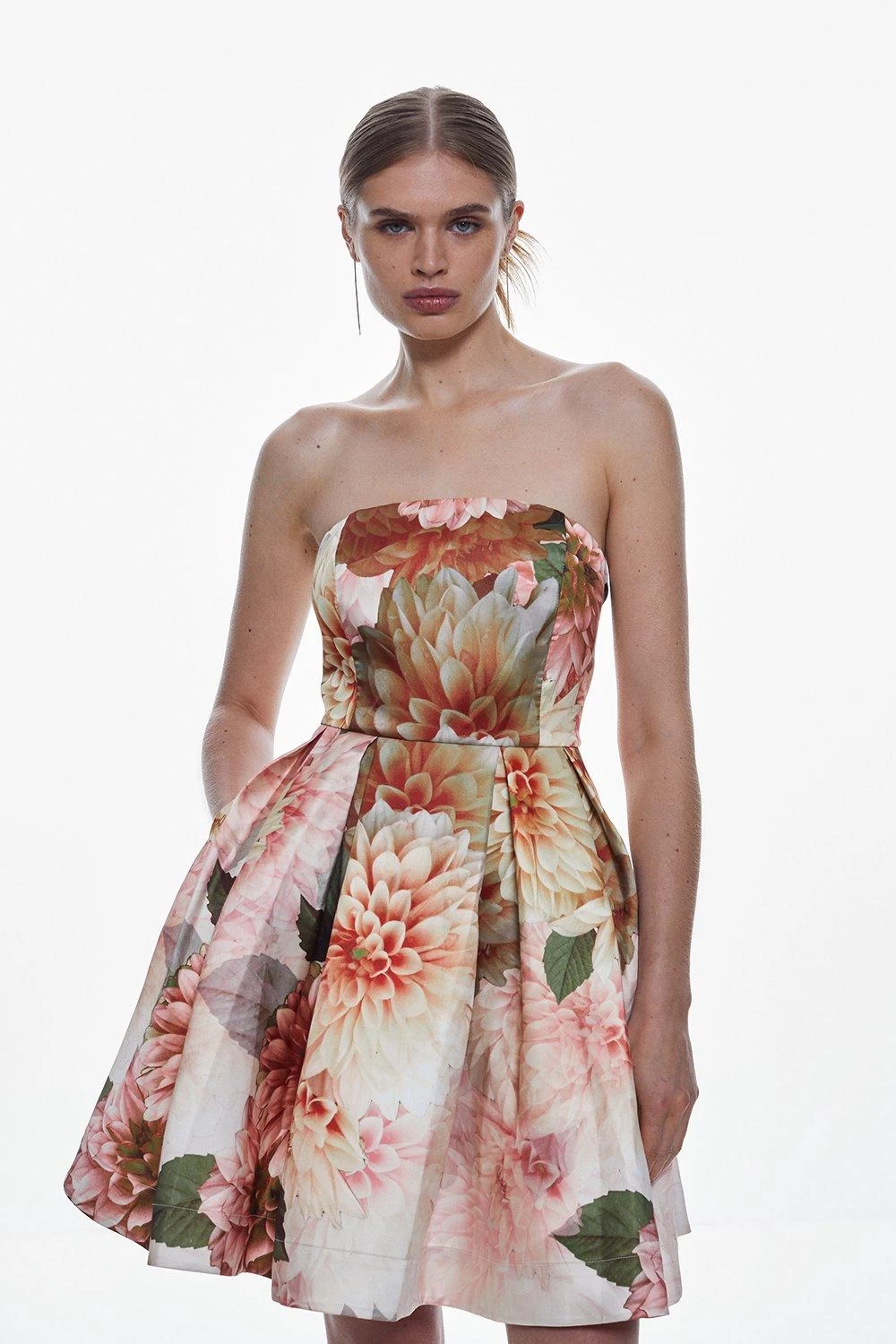 Karen Millen Garden Floral Mini Prom Dress - Image 5