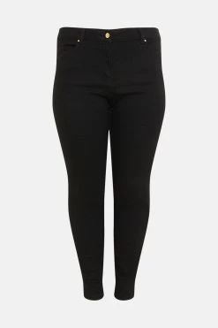 Karen Millen Plus Size Mid Rise Skinny Jeans
