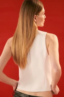 Karen Millen The Founder Compact Stretch Tailored Waistcoat