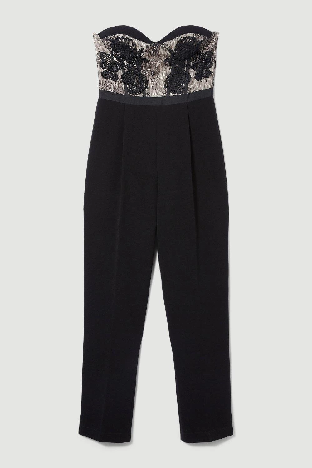 Karen Millen Lace Embroidered Woven Jumpsuit - Image 3
