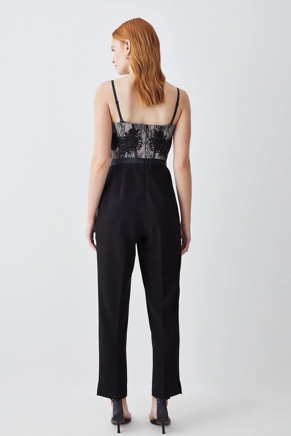 Karen Millen Lace Embroidered Woven Jumpsuit - Image 6