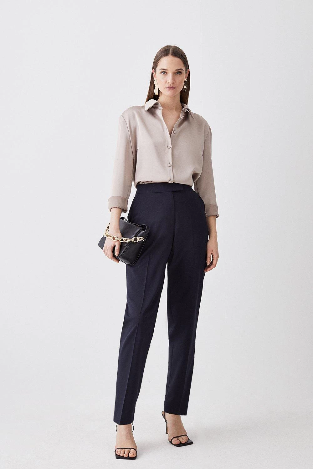 Karen Millen Tailored Slim Leg Trouser - Image 6
