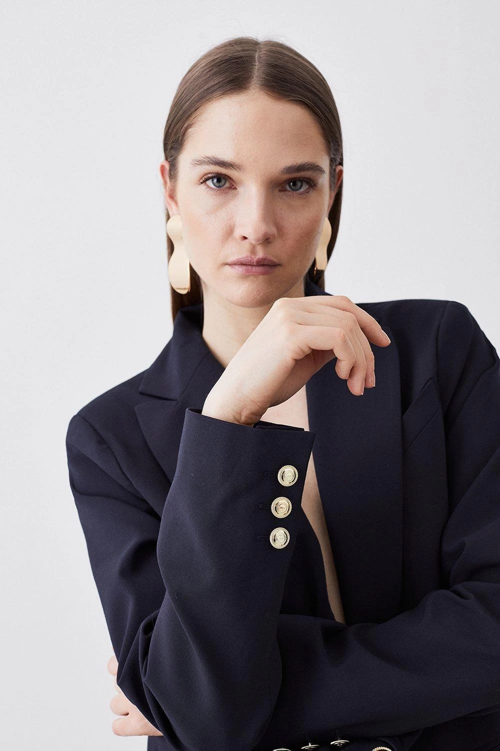 Karen Millen Tall Tailored Single Breasted Blazer - Image 3