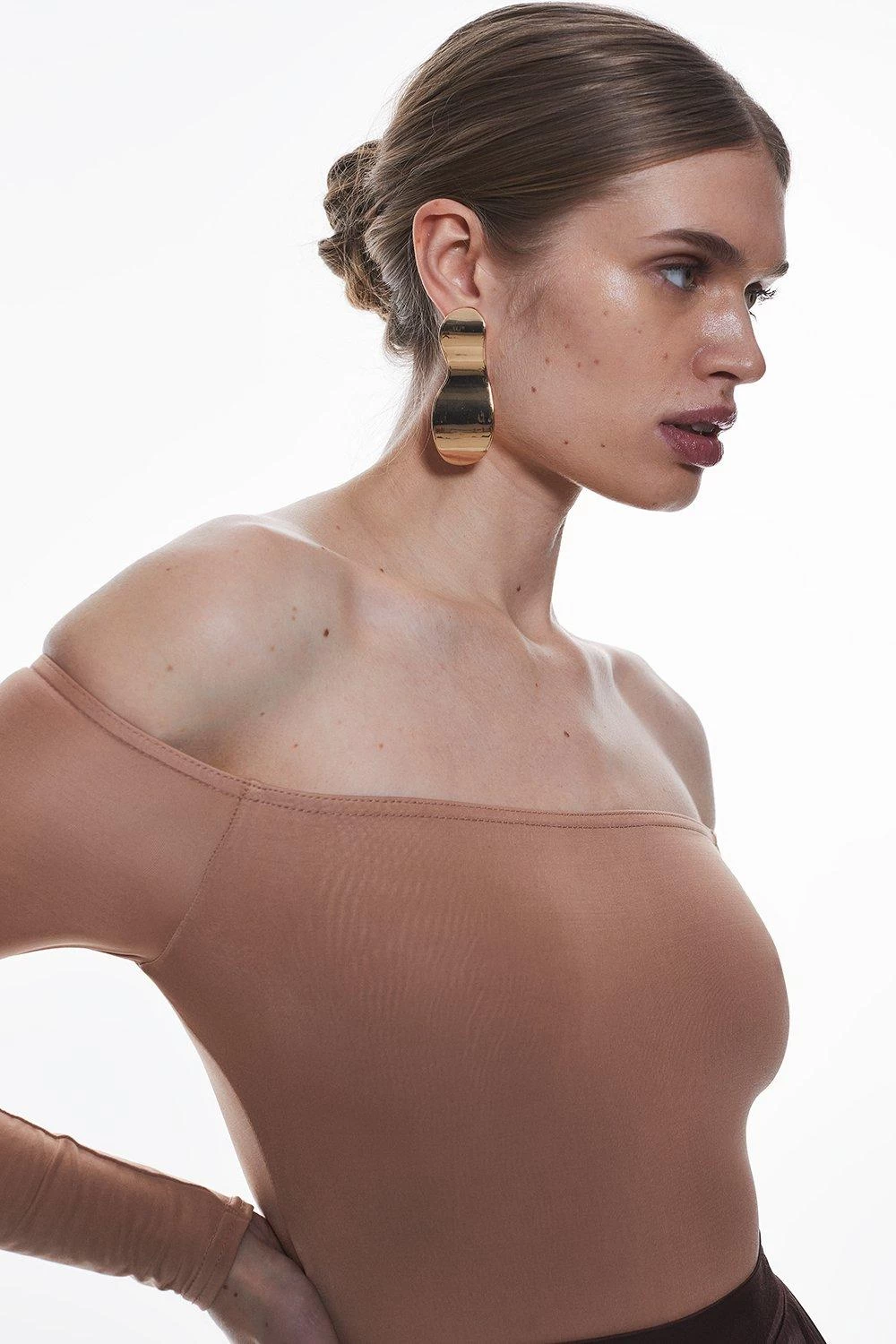 Karen Millen Slinky Bardot Jersey Bodysuit - Image 5