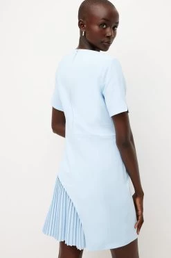 Karen Millen Tailored Military Pleat Short Sleeve Mini Dress