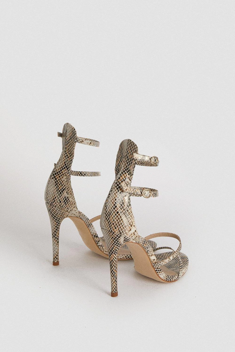 Karen Millen 4 Strap Leather Sandal - Image 5