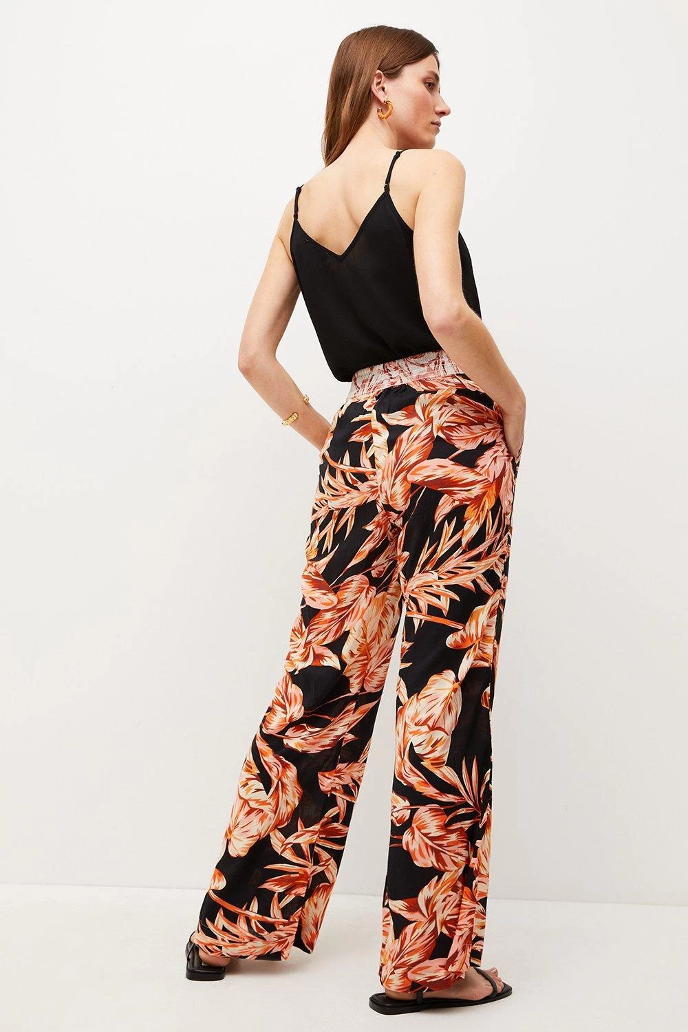 Karen Millen Viscose Modal Woven Trouser - Image 4